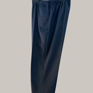 Pantalones de entretiempo de antelina azul marino