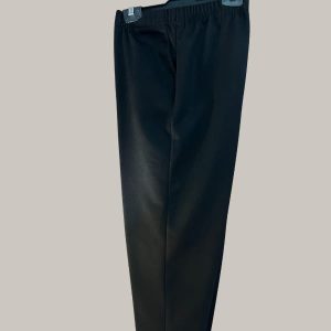 Pantalones de entretiempo de antelina negro